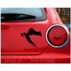Skyline4u Croatia Sticker 10 x 9.7 cm Light Grey