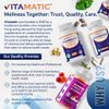 2 pack Vitamatic Magnesium Aspartate 400mg per Serving - 90 Vegetarian Capsules