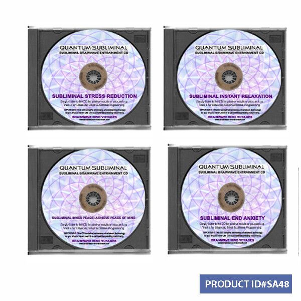 4 CD HANDLING STRESS REDUCTION MANAGEMENT RELAXATION REDUCE COPING WITH ANXIETY