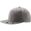 Flexfit Unisex 6277FV-Flexfit Flat Visor Kappen, Darkgrey, S/M