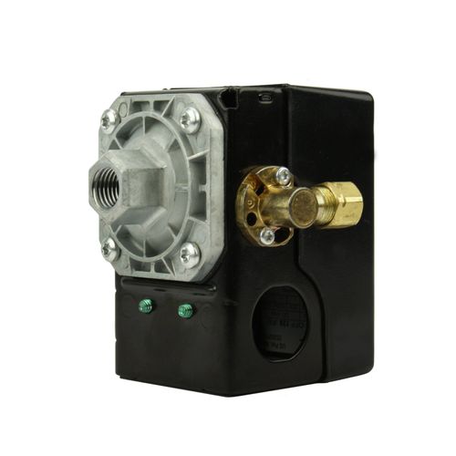Pressure switch for air compressor made by Furnas / Hubbell 69JF7LY 95-125 single port w/ unloader & on/off lever