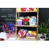Set of 24 Soap Flower Heart Box - Red