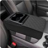 Car Center Console Armrest Pillow Memory Foam Armrest Box Cover with Cup Holder