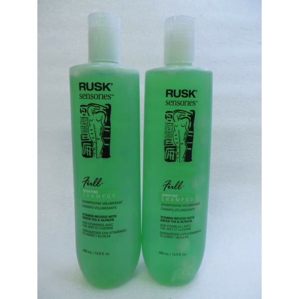 RUSK FULL BODIFYING SHAMPOO 13.5 OZ  (Lot of 2)  NEW !