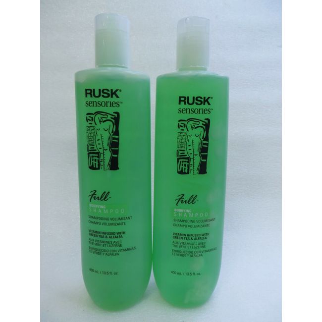 RUSK FULL BODIFYING SHAMPOO 13.5 OZ  (Lot of 2)  NEW !