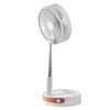 Foldable Oscillating Standing Fan 8” with Remote Control Portable USB