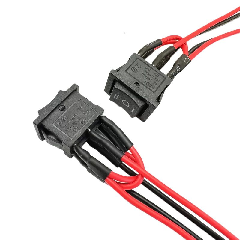 Interrupteur Coller OFF/ON 12V/24V Voiture - Bouton Pâte Goutte D'Eau Pour Feux LED