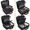 Document Organizer，Document Box with Lock，Portable Home Travel Safe Storage for Important Documents, Files and More (BLACK)