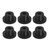 uxcell 6pcs Black Plug Hole 14mm/0.55" Hole Suitable Waterproof Rubber Button Plug H15