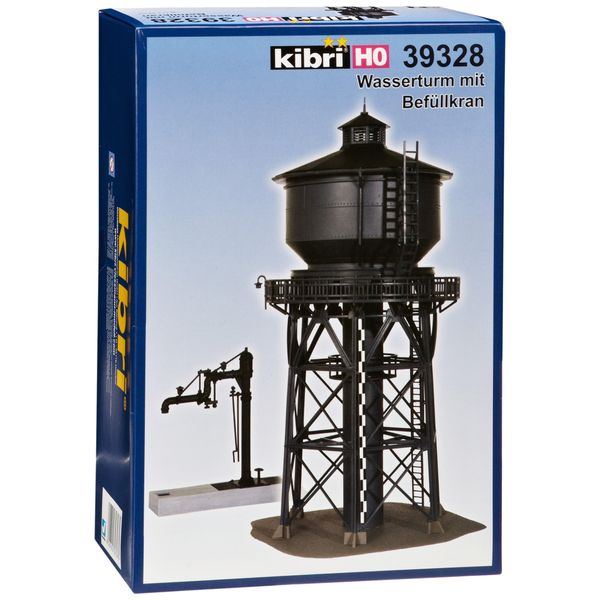 H0 Water tower with water standpipe