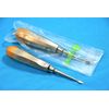 2 EA German Dental Tooth Surgery Straight Spade Concave Root Tip Elevator #60