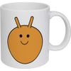 Azeeda 11oz (320ml) 'Orange Space Hopper' Ceramic Mug/Cup (MG00088379)