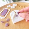Keoker Stud Post Embedding Tool for Polymer Clay Earring, Polymer Clay Tools for Clay Jewelry, Earring Post Embedder Tool