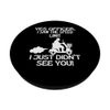Mobility Scooter Speeding Funny Mobility Scooter Driver Gift PopSockets Swappable PopGrip