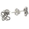 Touch Jewellery 925 Sterling Silver Tiny Bee Stud Earrings