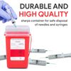 Sharps Container for Home Use and Professional 1 Quart (3-Pack) by Alcedo | B...