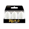 Robson Plus Dart Flight No. 6 Clip On Flight Very Robust Long Lasting (White)