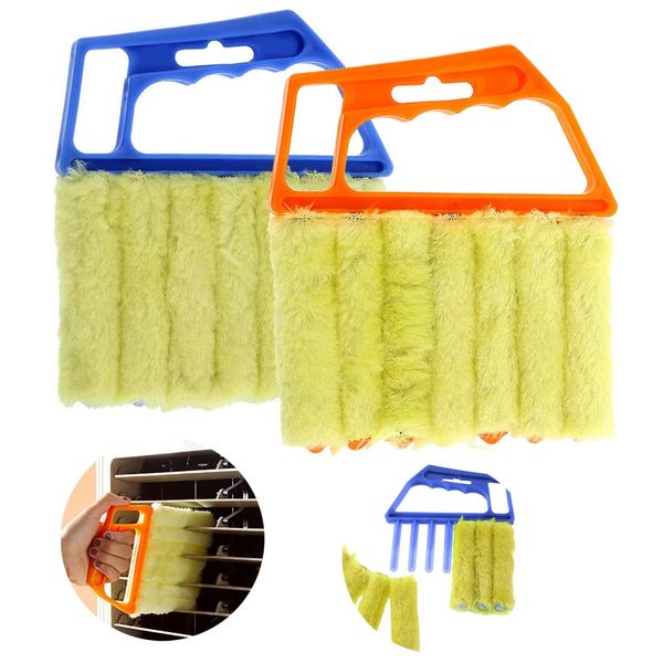 2 Pcs Venetian Blind Cleaner, Window Blind Duster Brush Cleaner Tool Washable Window Shutter Cleaner Tool for Venetian Blinds Air Conditioner and Car AC Vent