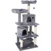 57" Cat Tree Tower Center Large Playing Condo Scratching Rest Sleep Activity