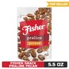 Fisher Snack Praline Pecans, 5.5 oz Resealable Pouch