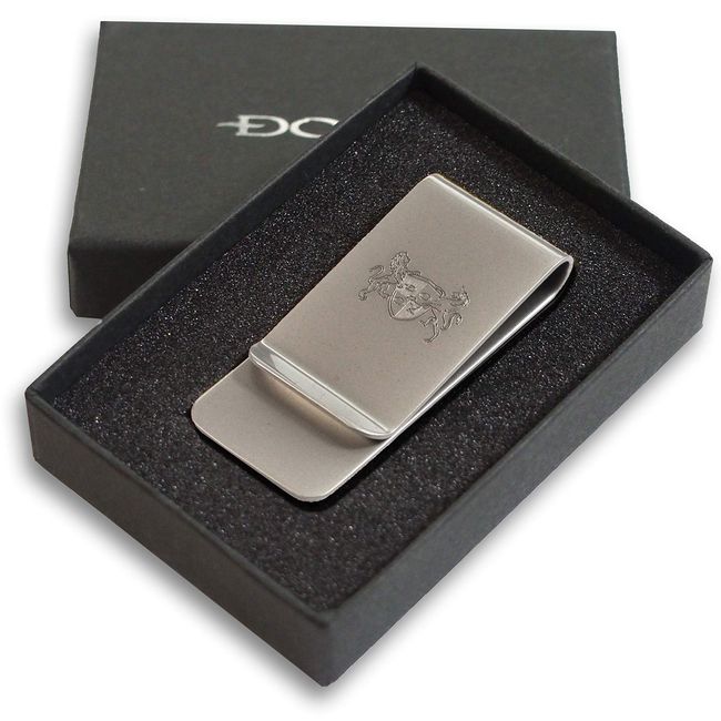 DONOK Artisan Money Clip, Men's, Made in Japan, Pearl Nickel, H2.1 x 0.8 inches (53 x 21 x 8 mm), Gift Packaging