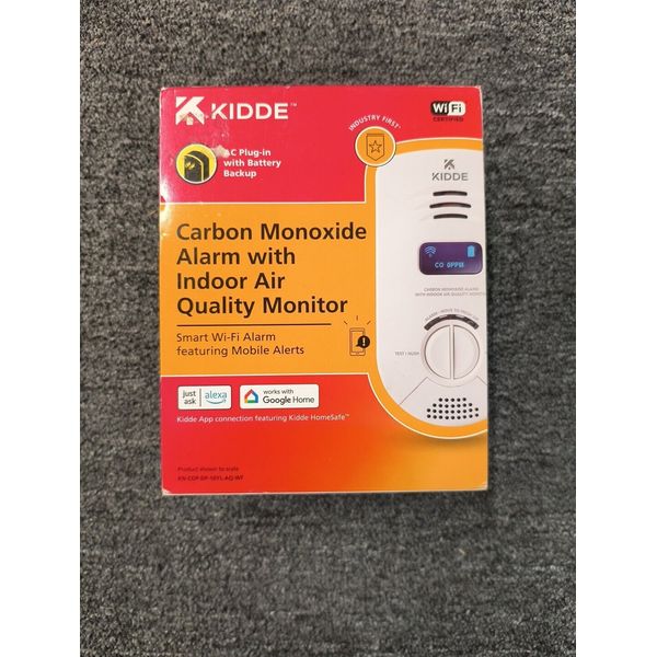 Kidde Plug-In Smart Carbon Monoxide Detector & Indoor Air Quality Monitor, A4