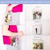 6 X Reusable Airport Security Liquids Bag 20x20cm Airline Approved Clear Travel Toiletries Bag for Women & Men