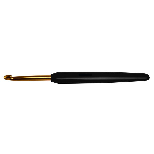 KnitPro Crochet Hook, Plastic/aluminium, Gld-bl, 4mm