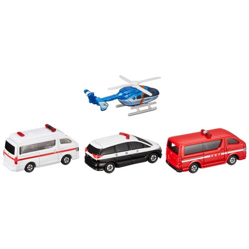 Takara Tomy Tomica Move Out! Emergency Vehicle Set, Mini Car, Toy, Ages 3 and Up