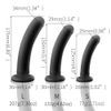 Dildo, Suction Cup Included, Plug, Silicone, Dildo, Brag, Women's, Men's, Adult Goods, Waterproof, Black (S)
