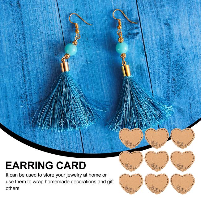 100pcs Earring Holders Cardboard Earring Cards Earring Display