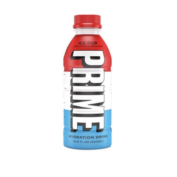 Prime Hydration Drink, 16 fl oz - Ice Pop Flavor  (1 Bottle)