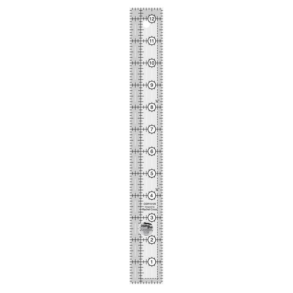 Creative Grids 1 1/2" X 12 1/2" Ruler