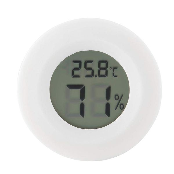 Zerodis Mini Digitales LCD Thermometer Hygrometer für Haustiere Luftfeuchtigkeit Temperaturmessgerät Thermo Hygrometer Inkubatoren Reptilien Zuchtbox Wetterstation Gewächshaus Keller