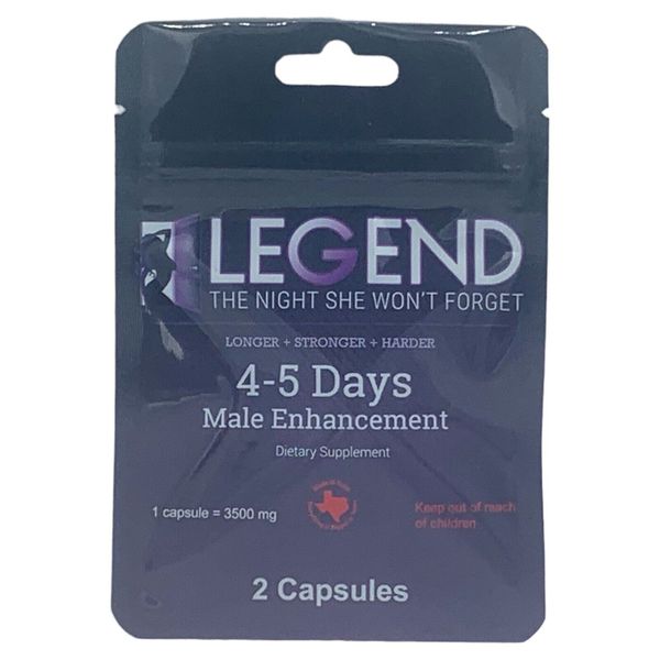 Legends Herbal Supplement 6 Pills Authentic