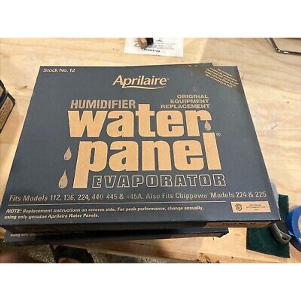 GENUINE OEM APRILAIRE No. 12 Water Panel Humidifier Filter Evaporator Lot Of 7