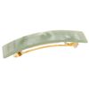 France Luxe Classic Rectangle Barrette - Nacro Pistachio