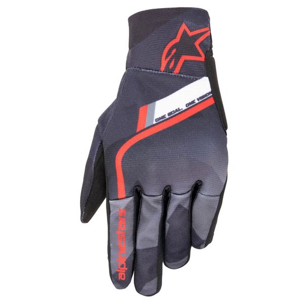 GLOVE REEF BK/CAMO/RD M