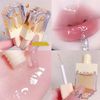 3Pcs Clear Lip Gloss Hydrating Lip Glow Oil Clear Plumping Lip Long Lasting Moisturizing Glossy Lip Gloss Lip Lacquer for Women