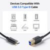 Cable Matters USB C to USB B Cable 1m, USB B to USB C Cable in Black