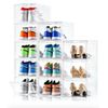 Clemate Upgraded X-Large Clear Shoe Organizer - 12-Pack Stackable Shoe Storage B