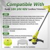 Weed Wacker String Replacement for Ryobi One Plus+ AC80RL3 .080" String Trimmer Line Refill Spool, Compatible with Ryobi 18V, 24V, 40V Trimmers(8 Spools, 2 Cap)
