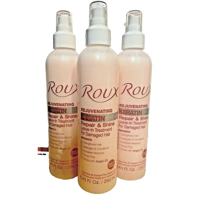 ROUX FERMODYL REPAIR AND SHINE LEAVE IN KERATIN TREATMENT 8.45 OZ.*  #233  3 PC