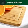 Bamboo Cutting Board Set Kitchen Chopping Serving Charcuterie Meal Prep Natural