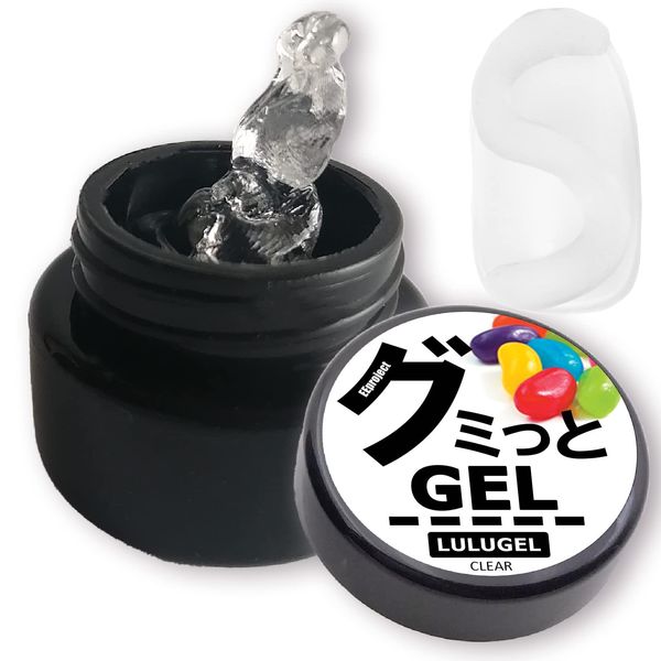 [Trial Size] LULUGEL Clay Gel Non-Wipe, Gummitto GEL 0.1 oz (3 g), Clear, Embedded Nail, Gel Gel, Nail Tip Adhesive, Parts, Glue, Gum, Gel, Nail Parts, Create, Nail Glue