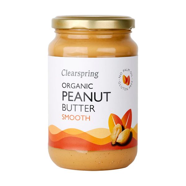 CLEARSPRING Organic Peanut Butter Smooth 12.3 oz (350 g)