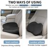 Car Seat Cushion Memory Foam Sciatica Back Pain Relief for Car Driver Butt Pad