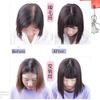 AISIHAIR Wig, Hair Piece, Partial Wig, Extension, Artificial Skin, Hide Gray Hair, Breathable, Fully Hand Planted