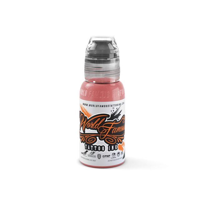 World Famous Orange Tattoo Ink, Vegan and Professional Ink, Made in USA, Pancho Peach Orange, .5 oz