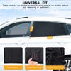 2PC Car Side Front Rear Window Sun Shade Mesh Cover Bugs Net Screen UV Protector